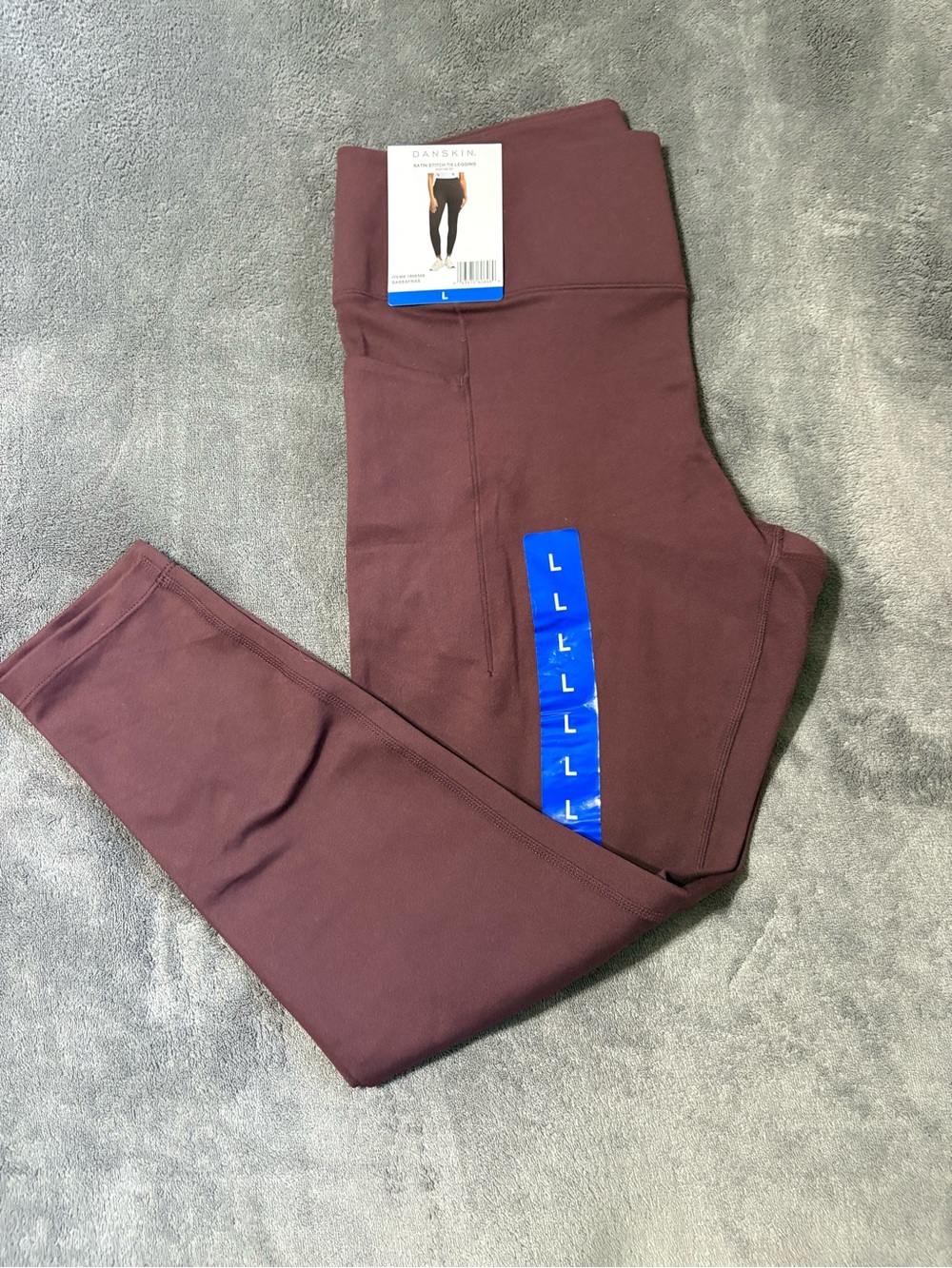 Danskin Burgundy High-Waist Leggings